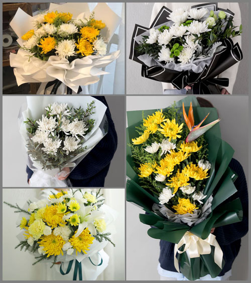 山东青岛平度市蓼兰镇东刘口村白事花束代送